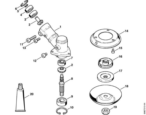 Motorne kose, ki se nosijo na hrbtu (FR) FR 135 SEA Gonilo FR 125, FR 135 della Marca Stihl