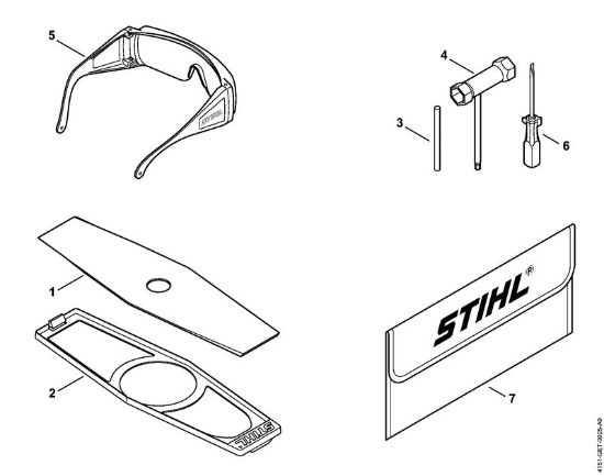 Motorne kose, ki se nosijo na hrbtu (FR) FR 230 Orodja, pribor della Marca Stihl