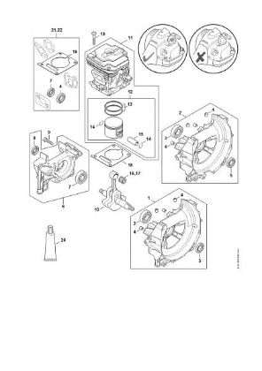 Slika Ohišje zaganjaca, valj FR 460, FR 480 FR 460 TC-EFM