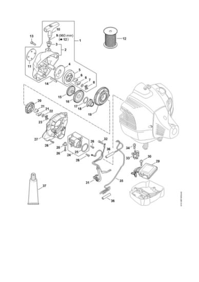 Slika Zagonska naprava FR 460 elektricni zagon FR 460 TC-EFM