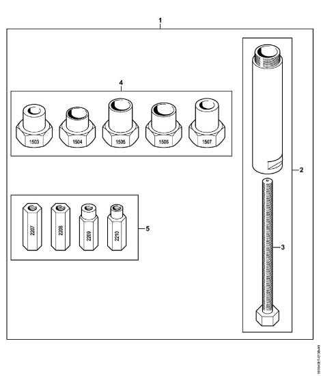 Motorne kose, ki se nosijo na hrbtu (FR) FR 480 (4128) Orodje za vgradnjo LS della Marca Stihl