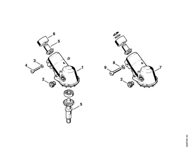 Obrezovalnik (FS) FS 360 Gonilo   17 814 599 (11.88) della Marca Stihl