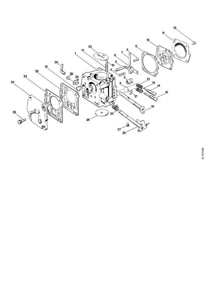 Obrezovalnik (FS) FS 410 (4110) Uplinjac della Marca Stihl