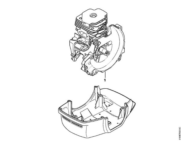 Obrezovalnik (FS) FS 490 C-EM W Serijska številka della Marca Stihl
