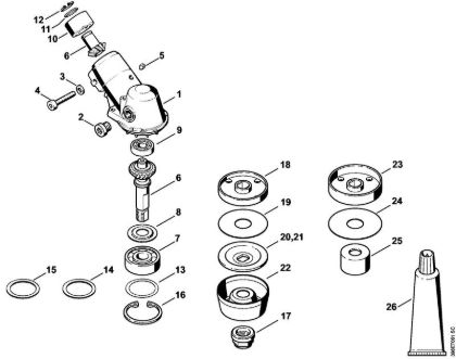 Obrezovalnik (FS) FS 550 Gonilo della Marca Stihl