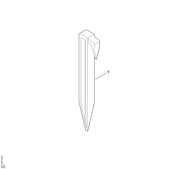 Slika Pritrditveni žeblji Garnitura pritrdilnih žebljev 5,5 / 100