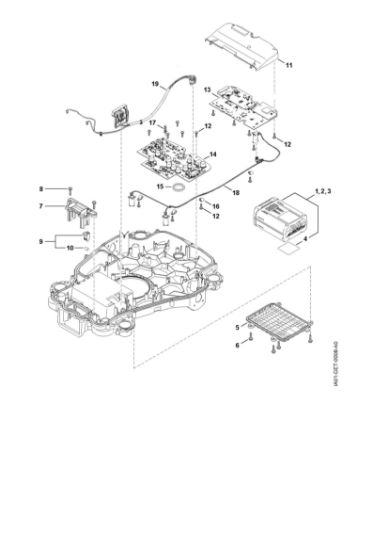Slika E - Elektricni deli iMOW 6.0 EVO