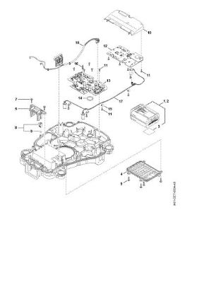 Slika E - Elektricni deli iMOW 7.0