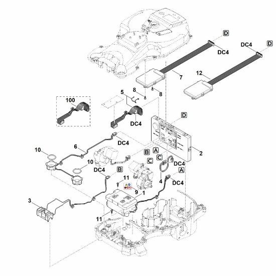 Slika E - Elektricni deli RMI 422.1 PC