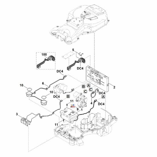 Slika E - Elektricni deli RMI 422.2 P