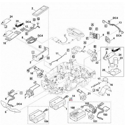 Slika E - Elektricni deli RMI 632.0 C
