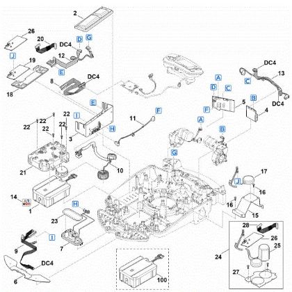 Slika E - Elektricni deli RMI 632.1 C