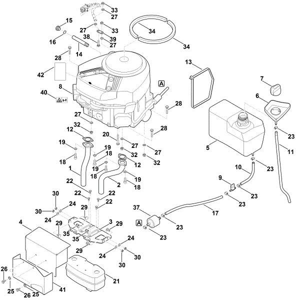 Slika G - Motor, rezervoar RT 4112.0 SZ