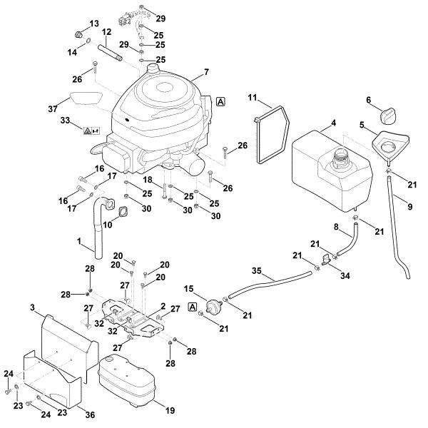Slika H - Motor, rezervoar RT 5097.0