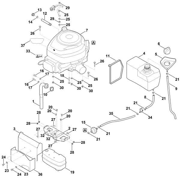 Slika H - Motor, rezervoar RT 5097.0 C