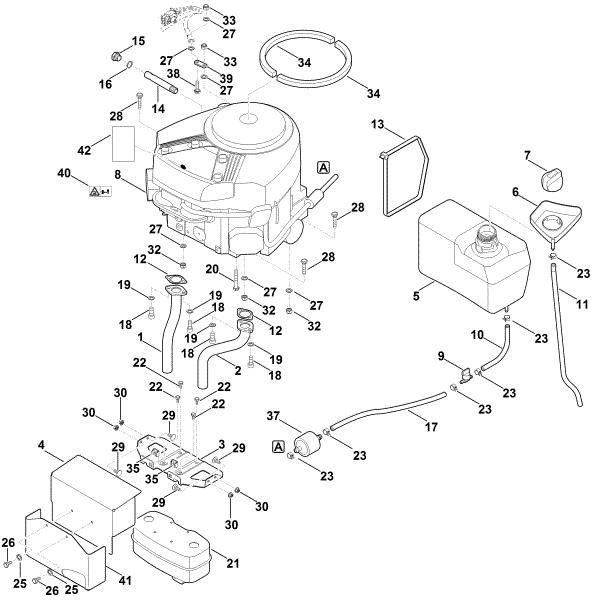 Slika H - Motor, rezervoar RT 5112.0 Z