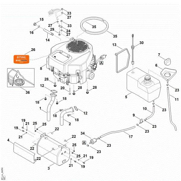Slika H - Motor, rezervoar RT 6112.1 ZL