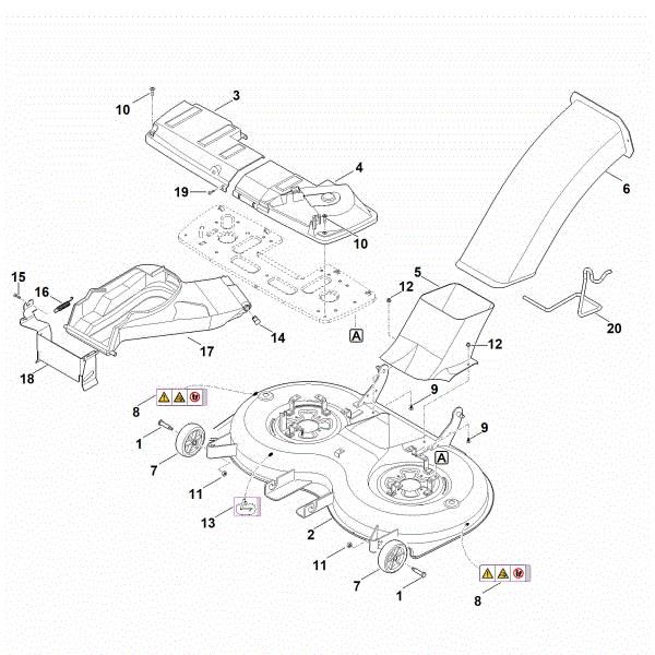 Slika L - Ohišje kosilne naprave RT 6112.1 ZL