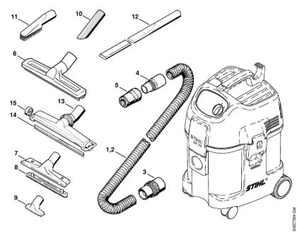 Usisivaci (SE) SE 121 Posebni pribor della Marca Stihl