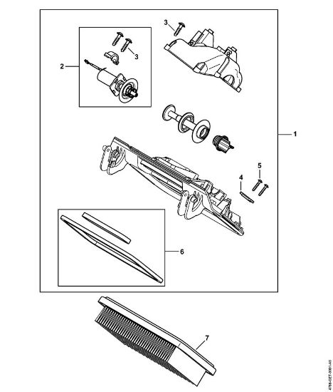 Usisivaci (SE) SE 133 ME Filtrirni sistem della Marca Stihl