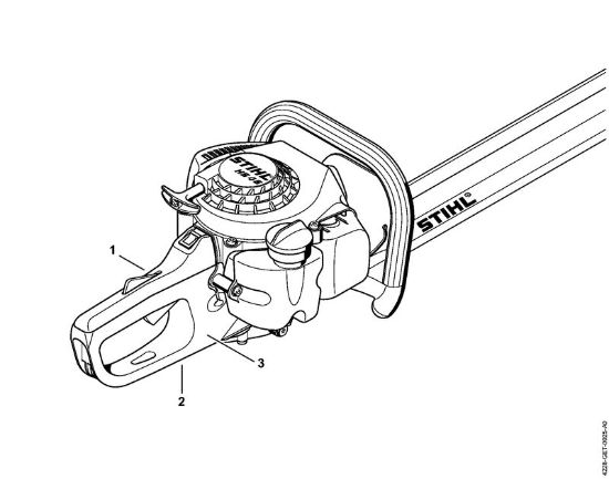 Å karje za živo mejo (HS) HS 45 Serijska številka della Marca Stihl