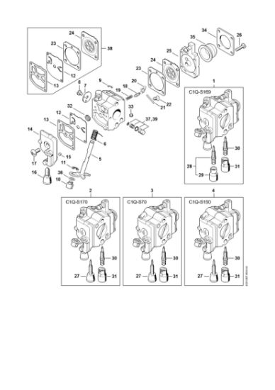 Slika Uplinjac C1Q-S169, C1Q-S170, C1Q-S70, C1Q-S150 HS 45