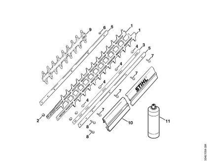 Å karje za živo mejo (HS) HS 61 Naprava za rezanje HS 61 della Marca Stihl
