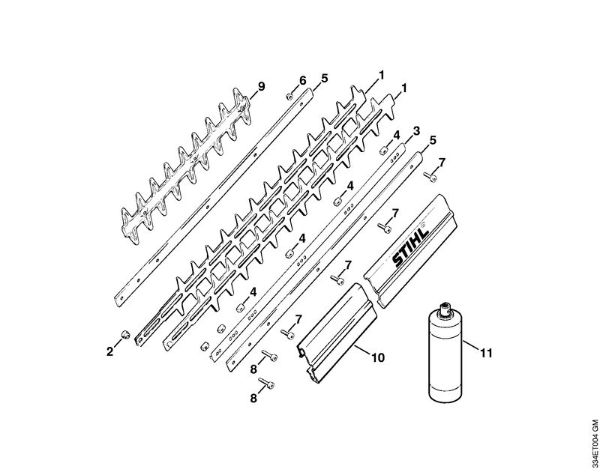 Å karje za živo mejo (HS) HS 61 Naprava za rezanje HS 61 della Marca Stihl