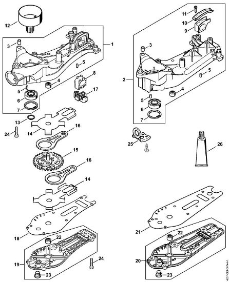 Å karje za živo mejo (HS) HS 82 R Gonilo HS 82 R, 87 R della Marca Stihl