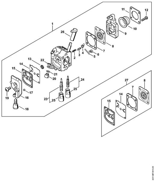 Å karje za živo mejo (HS) HS 82 R Uplinjac C1Q-S292 (40.2018) della Marca Stihl