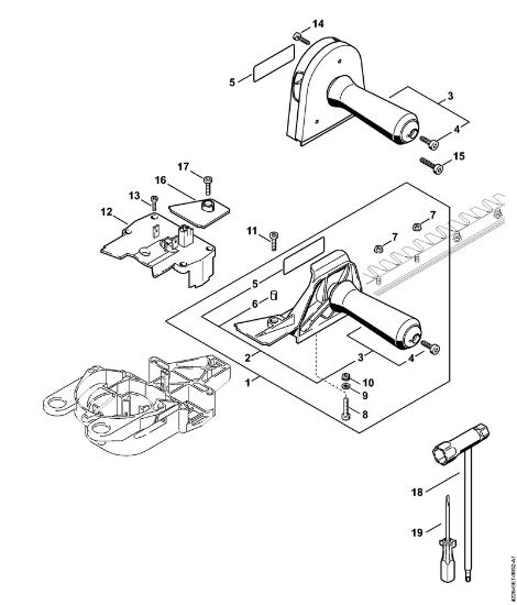 Å karje za živo mejo (HS) HS 85 Rocaj HS 85, orodja della Marca Stihl