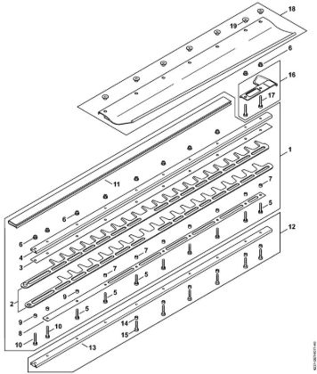 Å karje za živo mejo (HS) HS 87 R Naprava za rezanje 750 mm R della Marca Stihl