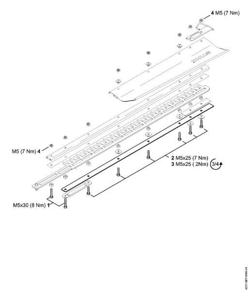 Å karje za živo mejo (HS) HS 87 R Pritezni momenti della Marca Stihl
