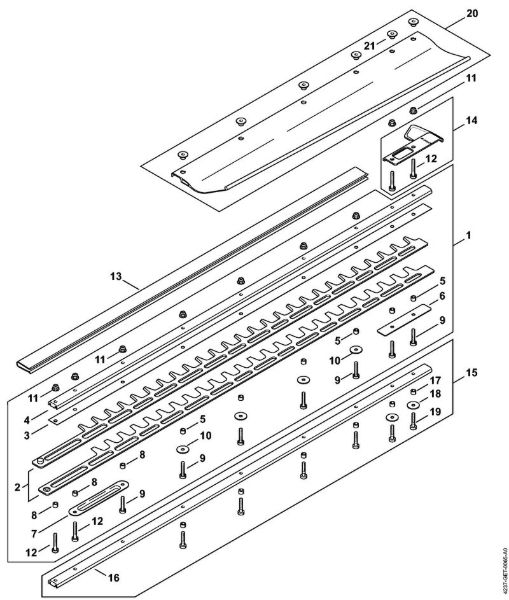 Å karje za živo mejo (HS) HS 87 T Naprava za rezanje 750 mm T della Marca Stihl