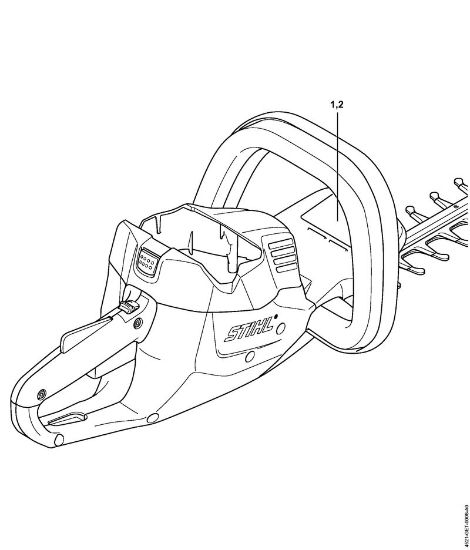 Akumulatorske škarje za živo mejo (HSA) HSA 56 Serijska številka della Marca Stihl