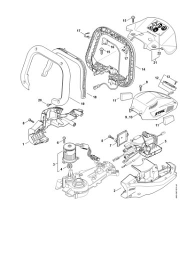 Slika Ohišje motorja, elektronski modul HSA 94 T