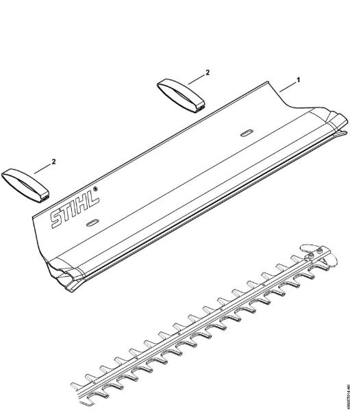 Elektricne škarje za živo mejo (HSE) HSE 42 Lovilna plocevina della Marca Stihl