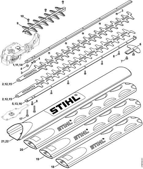 Elektricne škarje za živo mejo (HSE) HSE 81 Naprava za rezanje HSE 81 della Marca Stihl