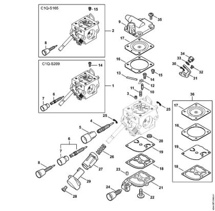 Å kropilne naprave (SR) SR 430 Uplinjac C1Q-S209, C1Q-S165 della Marca Stihl