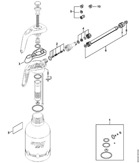 Å kropilnice (SG) SG 11 crpalka, šoba della Marca Stihl