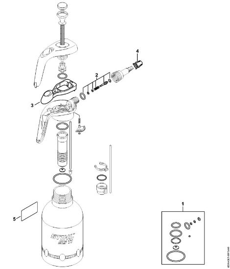 Å kropilnice (SG) SG 11 PLUS crpalka, šoba della Marca Stihl