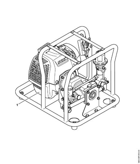 Å kropilnice (SG) SG 230 Serijska številka della Marca Stihl