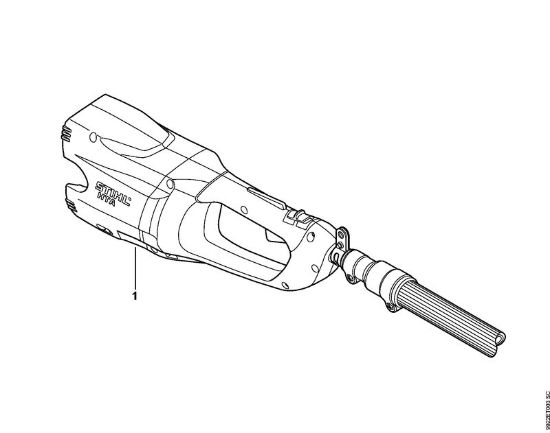 Akumulatorski višinski obvejevalnik (HTA) HTA 65 Serijska številka della Marca Stihl