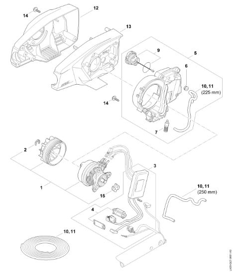 Slika Elektromotor, ohišje motorja HTA 66