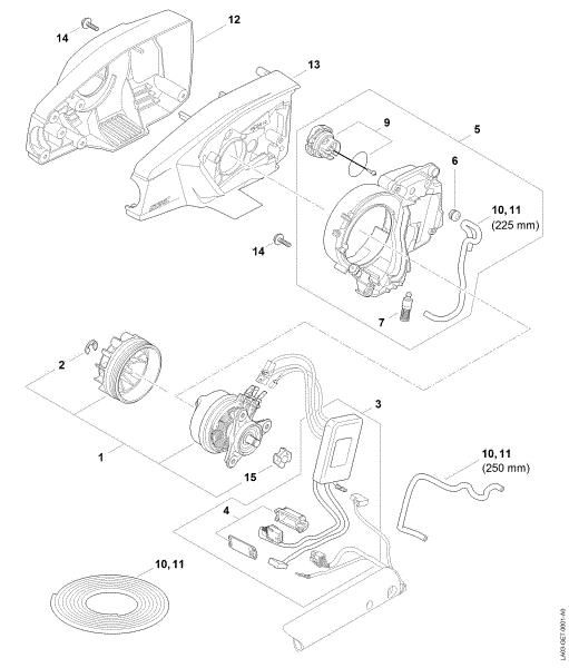 Slika Elektromotor, ohišje motorja HTA 66