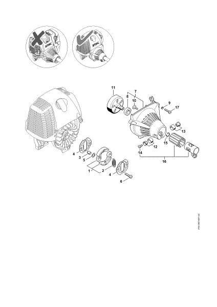 Slika Sklopka, ohišje ventilatorja   508613634 HT 101