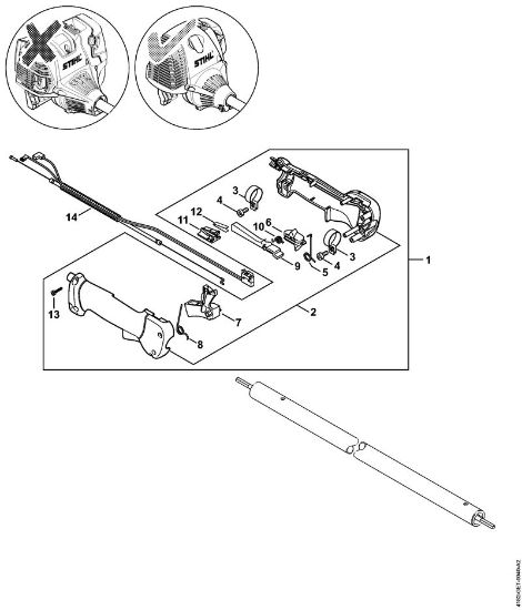 Višinski obvejevalnik (HT) HT 130 Rocaj   5 08 507 652 della Marca Stihl