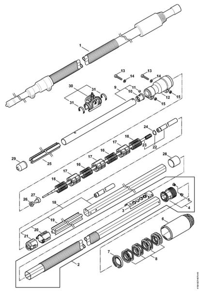 Višinski obvejevalnik (HT) HT 75 Rocaj HT 75 della Marca Stihl