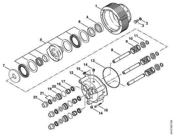 Bencinski visokotlacni cistilnik (RB) RB 301 crpalka della Marca Stihl