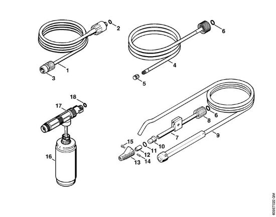 Elektricni visokotlacni cistilnik (RE) RE 102 K USA Orodja, pribor della Marca Stihl